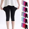 thumbnail image 1 of SEAOPEN 4PC Girls Capris Leggings Crop Summer Leggings for School Wearing Pink,3 Years, 1 of 7