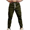 thumbnail image 1 of Htigea Men's Sweatpants with Zipper Pockets,Soft Stretch Joggers Pants for Men,Casual Athletic Workout Pants for Running Today Army Green,XXL, 1 of 6