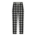 thumbnail image 1 of Htigea Mens Pajama Pants Plaid Lounge Pants Pj Bottoms with Pockets Drawstring Elastic Waistband Black,XXL, 1 of 3