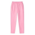 thumbnail image 1 of Htigea Clearance Sweatpants for Men Men's Jogger Casual Sweatpants Loose Cozy Joggers Long Pant Men Jogger Sweatpants with Pockets under 10 dollars Pink,S, 1 of 5