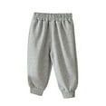thumbnail image 1 of SEAOPEN Toddler Kids Boys and Girls Fashion Solid Color Cute Trousers Pants Sweatpants Gray,8 Years, 1 of 3
