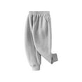 thumbnail image 1 of SEAOPEN Unisex Toddler Jogger Pants Kids Cotton Elastic Waist Winter Sweatpants Pants Gray,11 Years, 1 of 5