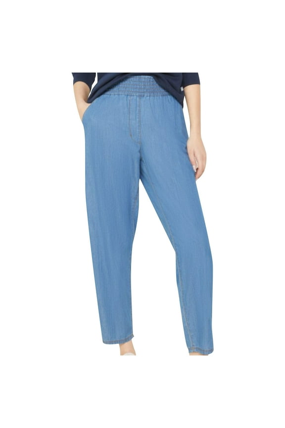 Wide Leg Jeans for Women – High Waisted Crossover Jeans Stretch Boyfriend Jeans Crisscross Y2K 90S Denim Pants Today Light Blue,XXL