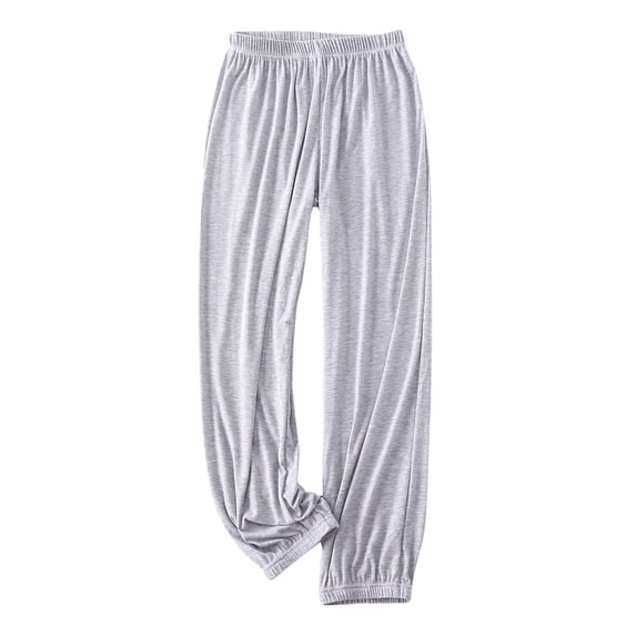 SEAOPEN Deals Women's Fashion Fitness Sport Relaxed Loose Elastic Waist Long Sweatpants Solid Color Today Deals Gray,M