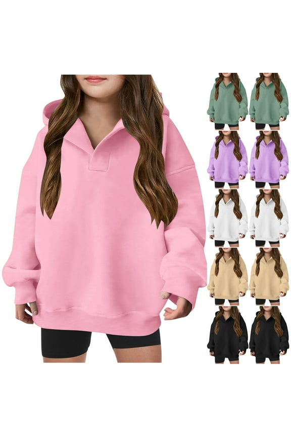 Girls Hoodies Size 10-12 Lightweight Preppy Clothes Oversized Pullover Sweatshirt with Pocket Teen Hoodie Tween Girl Clothing Cute Hoodies for Girls Beige 9 Years Orders Placed
