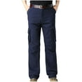 SEAOPEN Men's Cargo Pants with 6 Pockets Big And Tall Work Pants