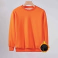 thumbnail image 1 of SEAOPEN Sweatshirt Kids Crewneck Long Sleeve Fleece Sweatshirt Pullover Cotton Tops for Boys or Girls Orange,3-4Years, 1 of 5