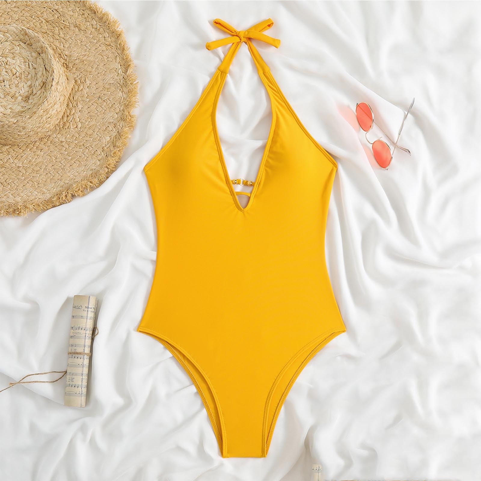 SEAOPEN Swimsuit Under 8 Dollars Womens One Piece Swimsuits Push Up