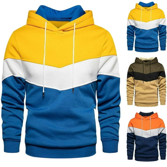 SEAOPEN Winter Clearance Men Men's Aztec Western Hoodies Vintage Ethnic Graphic Sweatshirt Pullover Long Sleeve Tops Casual Hooded Sweatshirts