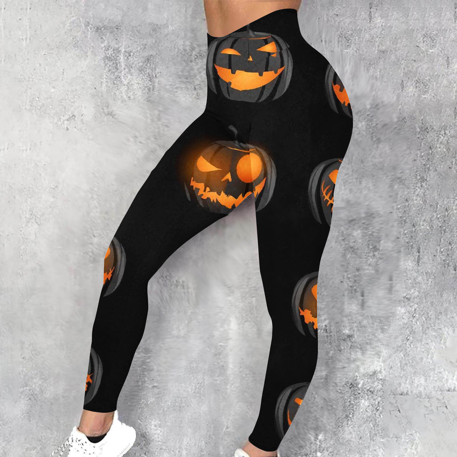 Halloween running leggings top