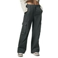thumbnail image 1 of SEAOPEN Women's Lightweight Hiking Pants Cargo Pants with Pockets for Travel Casual Athletic and Outdoor Gray L, 1 of 6