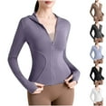 thumbnail image 1 of SEAOPEN Women's UPF 50+ Jackets Sun Protection Golf Athletic Jackets Lightweight Full Zip Long Sleeve Shirts with Pockets Black,S, 1 of 3