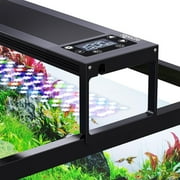 SEAOURA Auto Timer Aquarium Light for 30-36 Inch Tanks - 9 Colors, 3 Modes (DIY/Day/Night/Cycle), Weather Effects, Plant Growth LED, Energy Efficient 56W