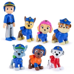PAW Patrol Search & Rescue Team Pack with 7 Collectible Action Figures