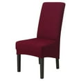 thumbnail image 1 of SEARCHI 1 Pack Super Fit Stretch Removable Washable Pure Dining Chair Protector Cover Seat Slipcover for Hotel, Dining Room,Ceremony,Banquet Wedding Party, 1 of 2