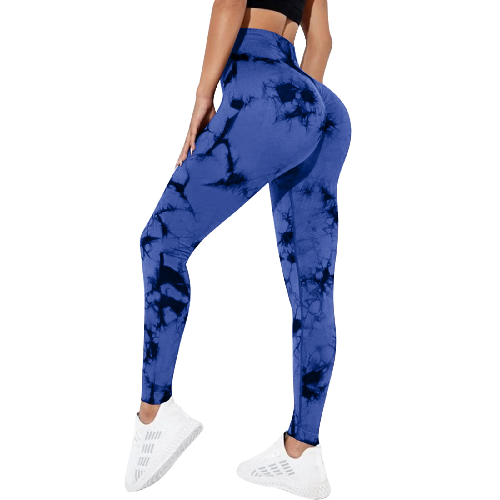 Tie Dye Tone Clouds Blue Long Yoga Leggings for Women Exercise Athletic  Pants for Women with Pockets X-Small, Multicolored, X-Small/2 Inseam :  : Clothing, Shoes & Accessories