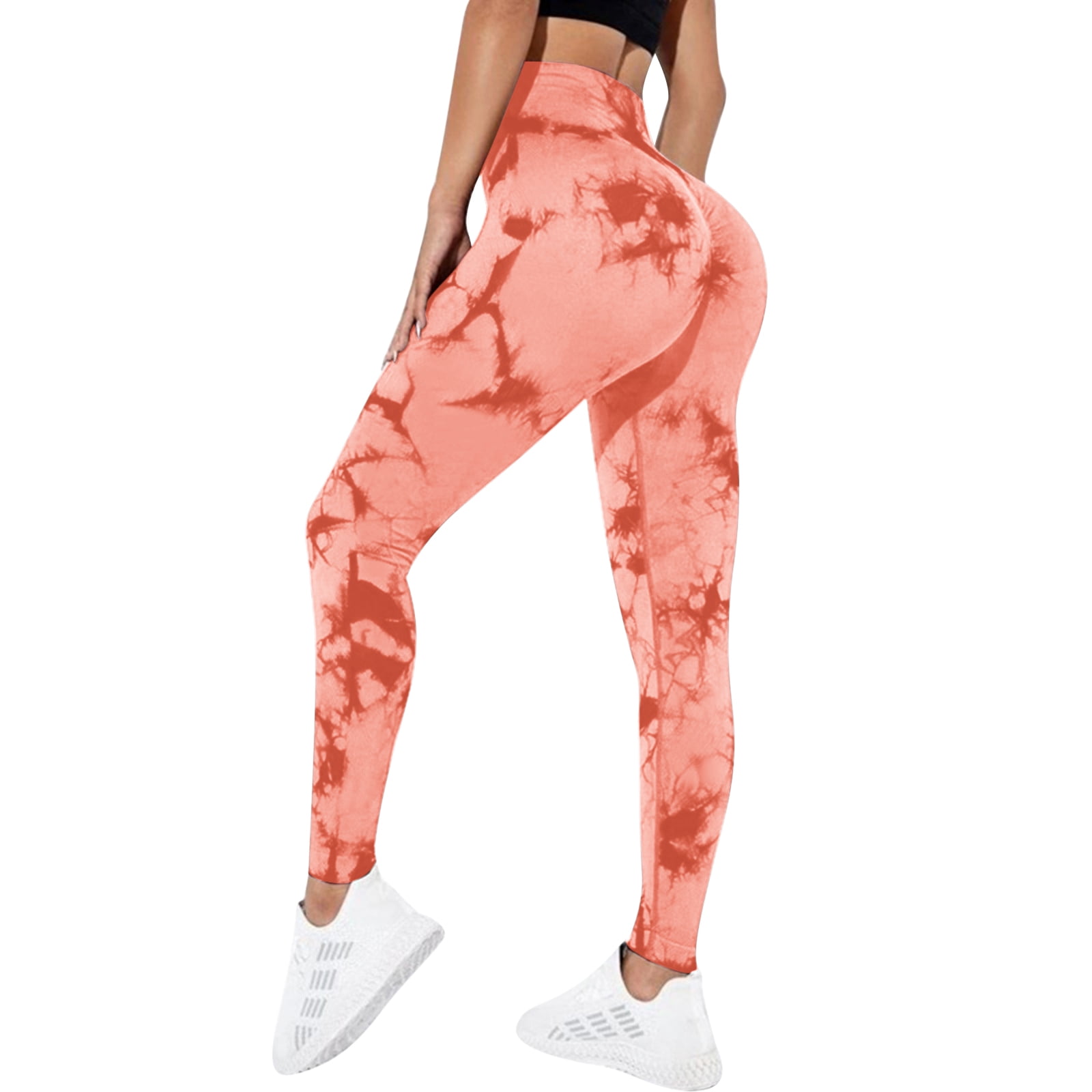 SPXTREME [3 Pack] Tie Dye Leggings for Women Athletic Lounge Yoga Pants  4-Way Stretch Super Soft and Comfy at  Women's Clothing store
