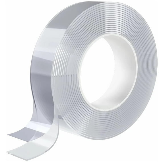 SEARCHI Double Sided Tape Multipurpose Removable Mounting Tape Adhesive Grip Washable Sticky Wall Tape Strips Tape for Househeld Paste Fix Carpet Photo Poster