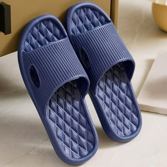 SEARCHI Pillow Slide Sandals Adults, Men Womens Summer Cloud Slides Sandals Non-Slip Quick Drying Open Toe Sandals Slippers Shower Bathroom