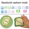 thumbnail image 1 of SEARCHI Sandwich Cutters DIY Lunch Sandwich Toast Cookies Mold Kitchen Gadgets, 1 of 2
