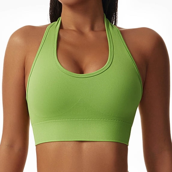 SEARCHI Sexy Sports Bra Women Push Padded Cutout Workout Yoga Bra Sports Bras Women High Support
