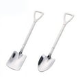 thumbnail image 1 of SEARCHI Stainless Steel Shovel Spoons Set, Kitchen Creative Stirring Spoon for Dessert Coffee Fruit Ice Cream, Tea Spoons Flatware, Shovel Spoons Serving Utensils Set for Home Office Party, 1 of 5