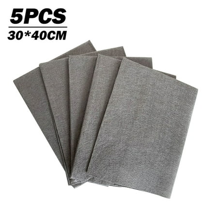 SEARCHI Thickened  Cleaning Cloth Fiber Microfiber Cleaning Cloth Absorbent No  Reusable Cleaning Rag All-Purpose Microfiber Towels, Glass Windows Mirrors,5PCS
