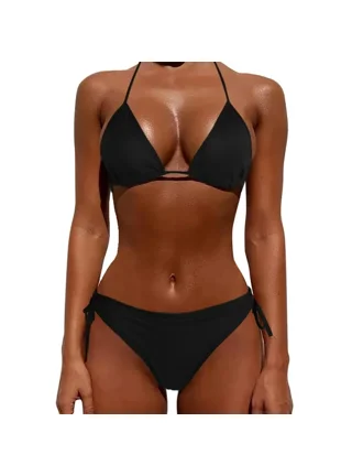 YIWEI Micro Bikini Extreme G String Thong Bikini Sexy Mini Bathing Suit for  Women White,XL 