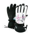 thumbnail image 1 of SEARIPE Men and Women Unisex Ski Gloves Waterproof Touchscreen Winter Warm Snow Mittens for Skiing Snowboarding and Outdoor Sports Colored Marble M, 1 of 5