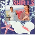 thumbnail image 1 of SEASHELLS painted applique keepsake by Malden - 4x6, 1 of 1