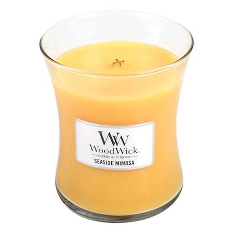 Wood Wick ハースウィック SEASIDE MIMOSA ウッドウィック SEASIDE MIMOSA WoodWick 10oz Scented Jar Candle - Walmart.com
