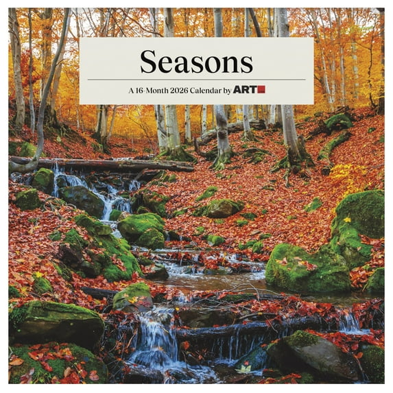 Seasons Wall Calendar, 16 Months, by Treads International