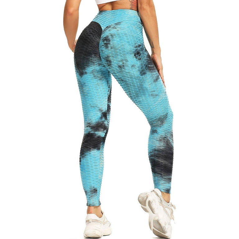 SEASUM High Rise Leggings Textured Women's Yoga Pants