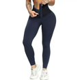 thumbnail image 1 of SEASUM Women's High Waist Trainer Corset Leggings Tummy Control Body Shaper Workout Pants Navy Blue XL, 1 of 6