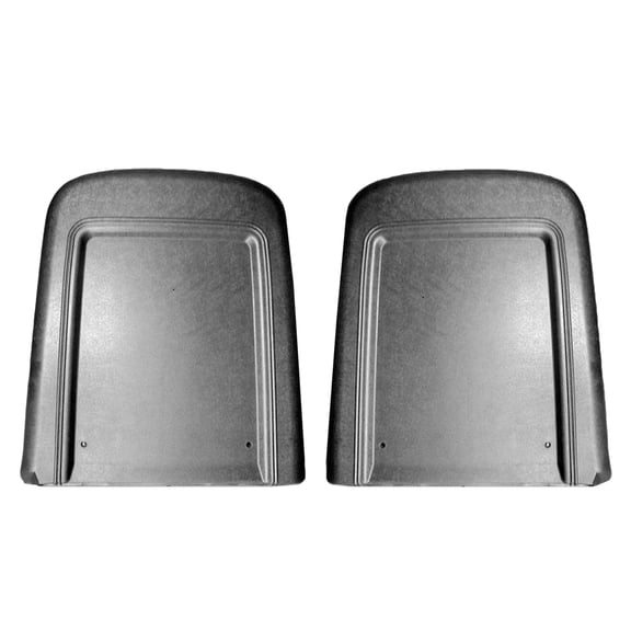 SEAT BACK PANEL [PAIR]; FOR DELUXE TRIM; BLACK; MADE OF ABS PLASTIC