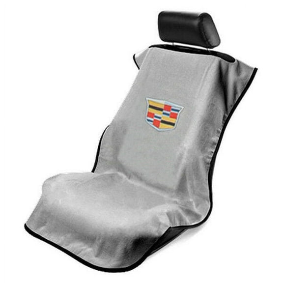 SEATARMOUR, Terry Velour Seat Protector New Cadillac Grey