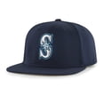 thumbnail image 1 of MLB Seattle Mariners Primary Team Color Flat Bill Snap Back Hat, 1 of 2