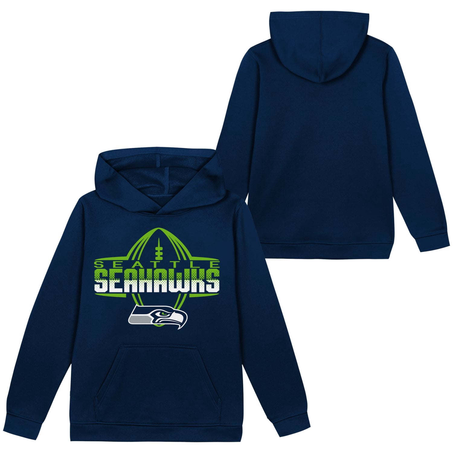 SEATTLE SEAHAWKS NFL Boys Hoodie Fleece Game Day Fan Apparel