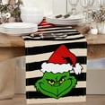 SEAYI 12.99"x47.24" Christmas Grinch Table Runner Decors Grinch