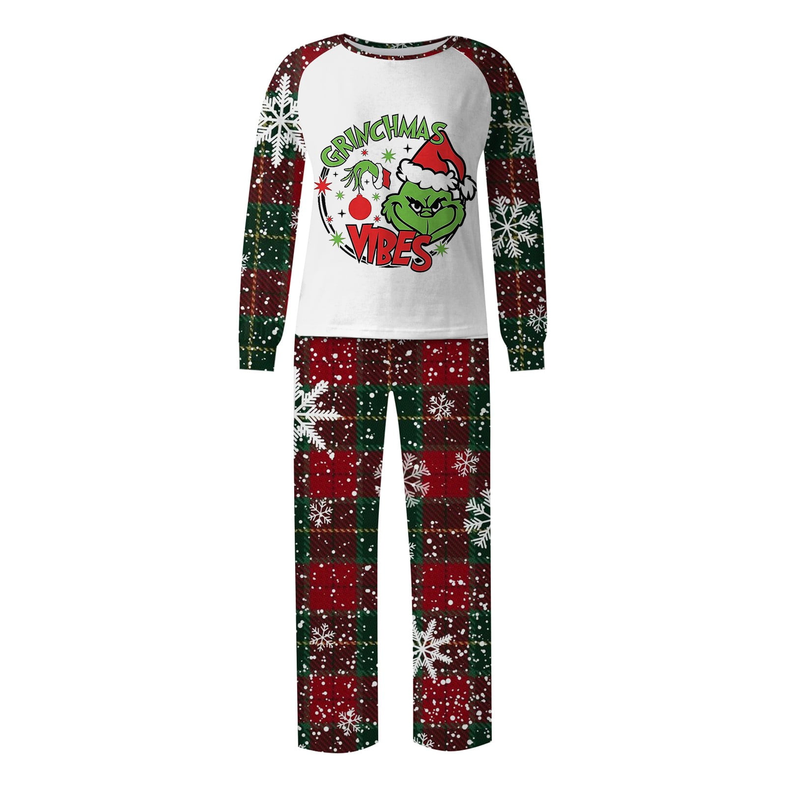 SEAYI Dr. Seuss' Grinch Matching Family Christmas Pajamas Set Grinch
