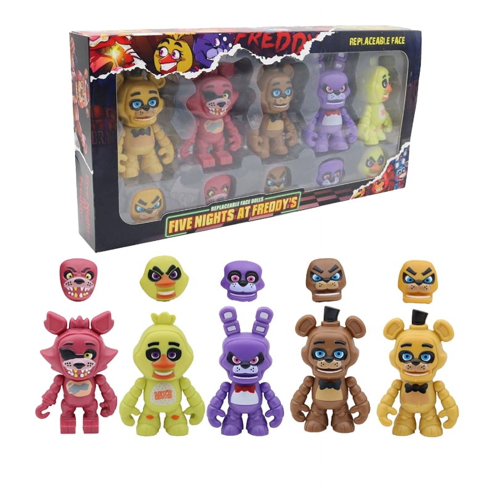 Harbrot 8 PCS Five Nights at Freddy's Action Figures, Building Toy