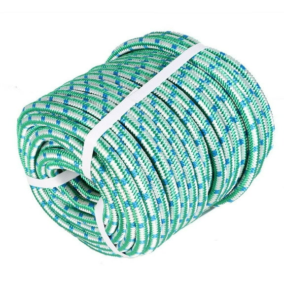 SEBLAFF 1/2 Inch 100/150 Ft Braid Polyester Arborist Bull Rope 24 Strand Braided Rope