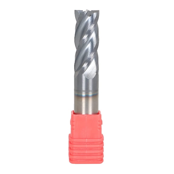 SEBLAFF 1/2 Inch Helix Carbide End Mill Tialn Coated 4 Flute 1-1/4 Inch Length of Cut Fit for Aluminum Cut Non-Ferrous Metal Upcut CNC Spiral Router Bit