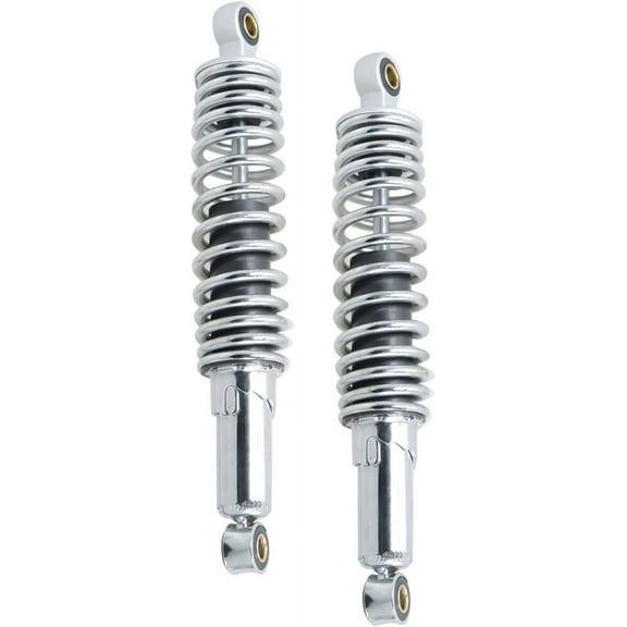 SEBLAFF 1 Pair 12.5 320mm Motorcycle Universal Rear Shock Absorbers Replacement for Suzuki Yamaha Sportster XL883 1200 Kawasaki 90cc 110cc 125cc 150cc Dirt Bike Go Kart ATV Sliver