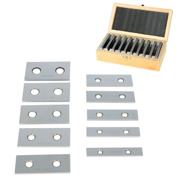 SEBLAFF 10 Pair 1/8x3 Precision Parallel Block Set .0002 Hardened Gage Gauge Tool Set