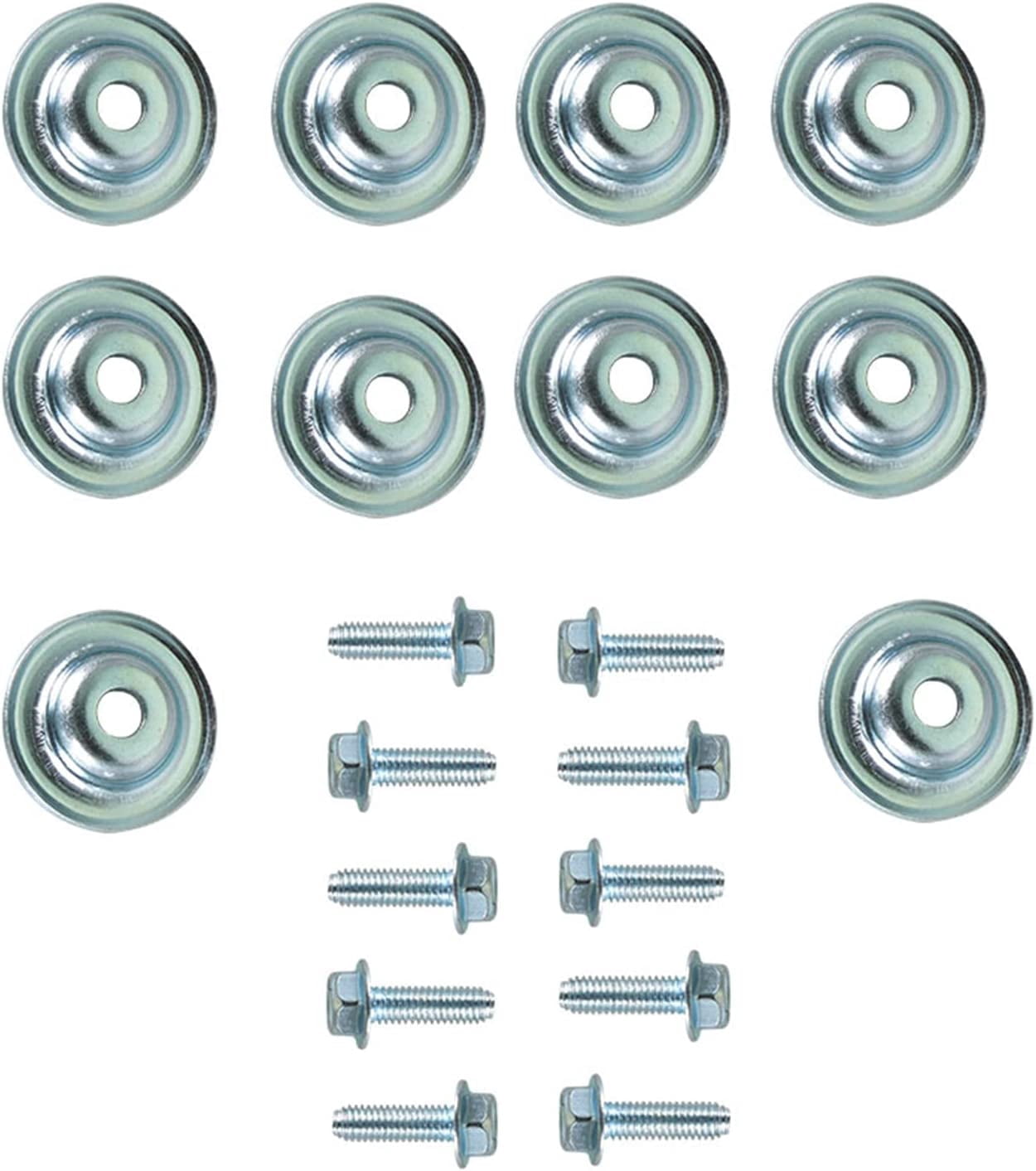 SEBLAFF UTV Skid Plate Bolts & Washers, Part 7556065/7518529, 10 Pack ...