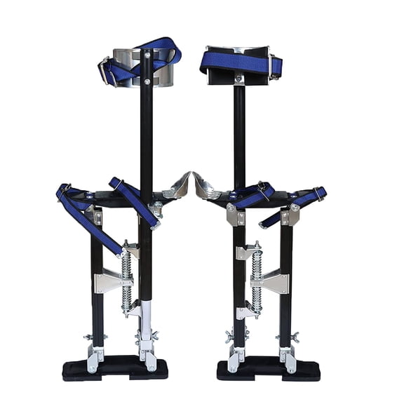 SEBLAFF 18-30In Adjustable Drywall Stilts for Sheetrock Painting or Cleaning Black
