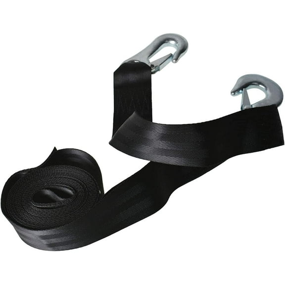 SEBLAFF 1PCS New Double Hook Winch Strap For Ranger Bass Boats Trailer Part # 9642019