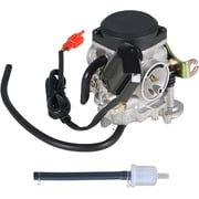 SEBLAFF 20mm Big Bore Carburetor Carb 50cc 100cc Replacement for 139QMB 139QMA Scooter Moped ATV Engine 4-Stroke GY6