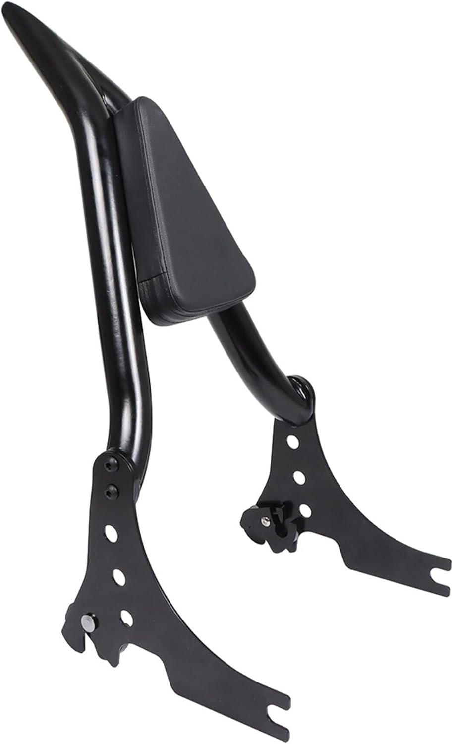 SEBLAFF 24 inch Black Detachable Motorcycle Rear Passenger Backrest ...